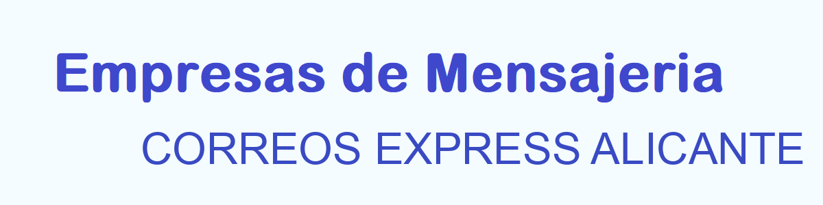 Mensajeria  CORREOS EXPRESS ALICANTE